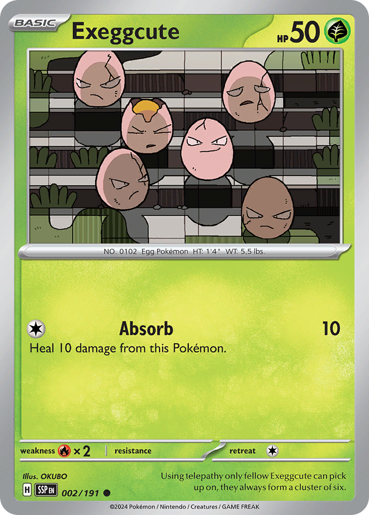 2/191 [SSP] Exeggcute - Common