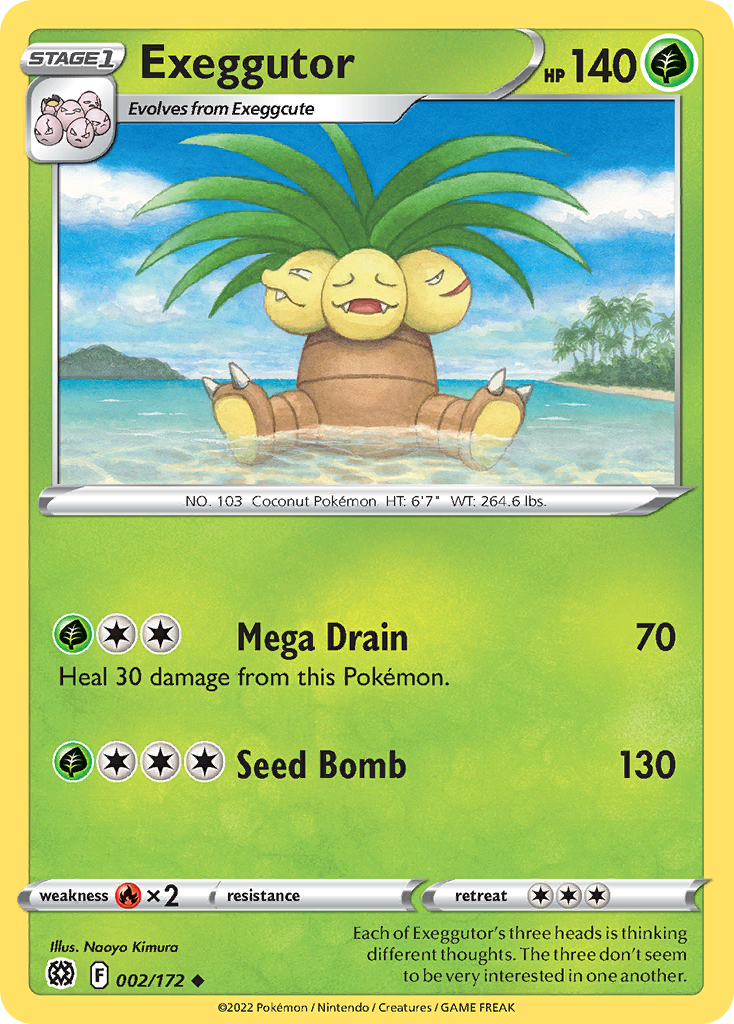 2/172 [BRS] Exeggutor - Uncommon