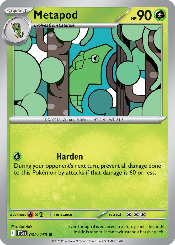 2/159 [JTG] Metapod - Common