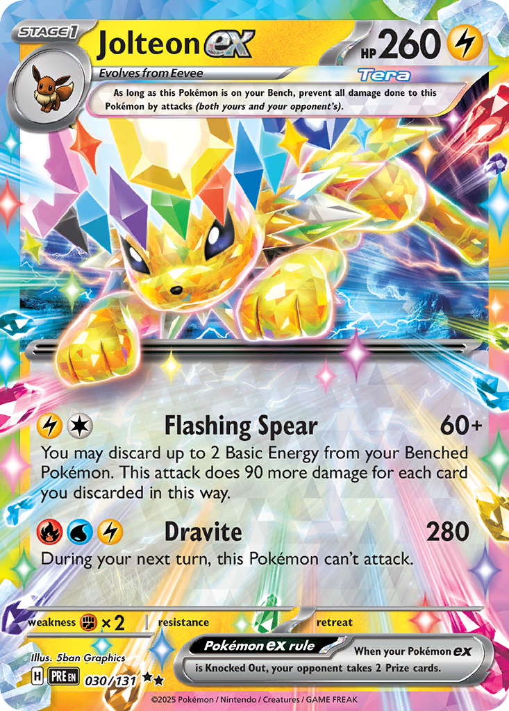 30/131 [PRE] Jolteon ex - Double Rare