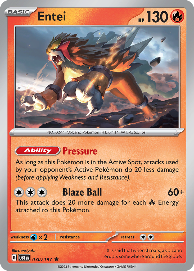 30/197 [SV3] Entei - Rare