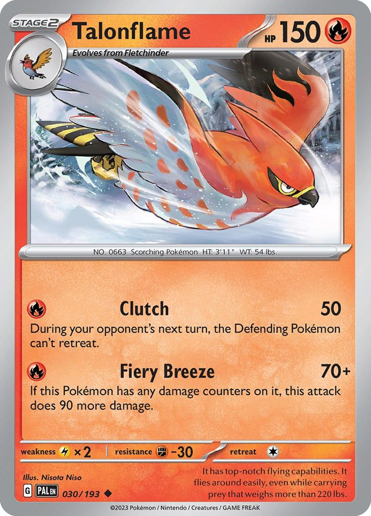 30/193 [SV2] Talonflame - Uncommon