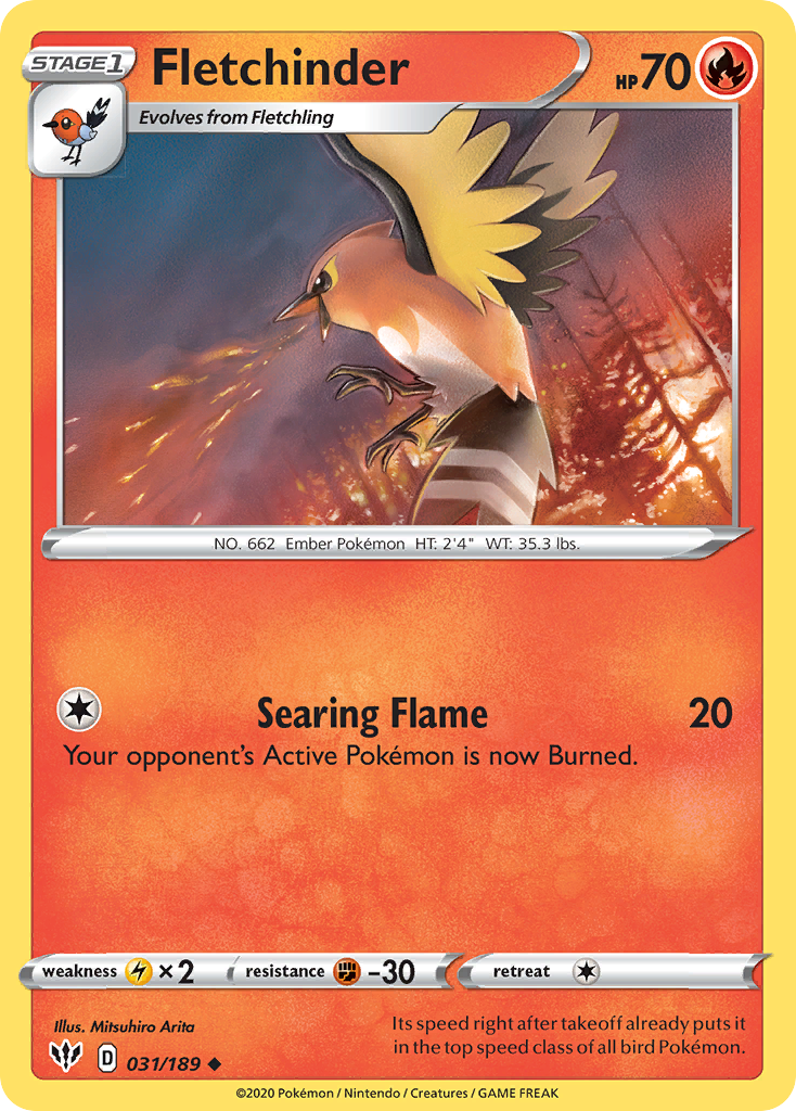 31/189 [DAA] Fletchinder - Uncommon