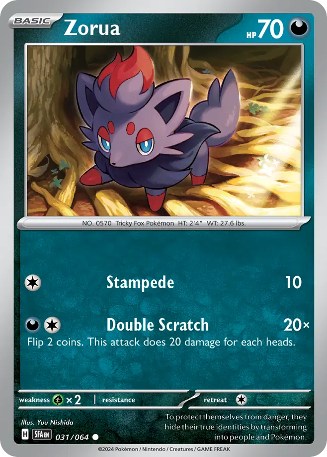 31/64 [SFA] Zorua - Common