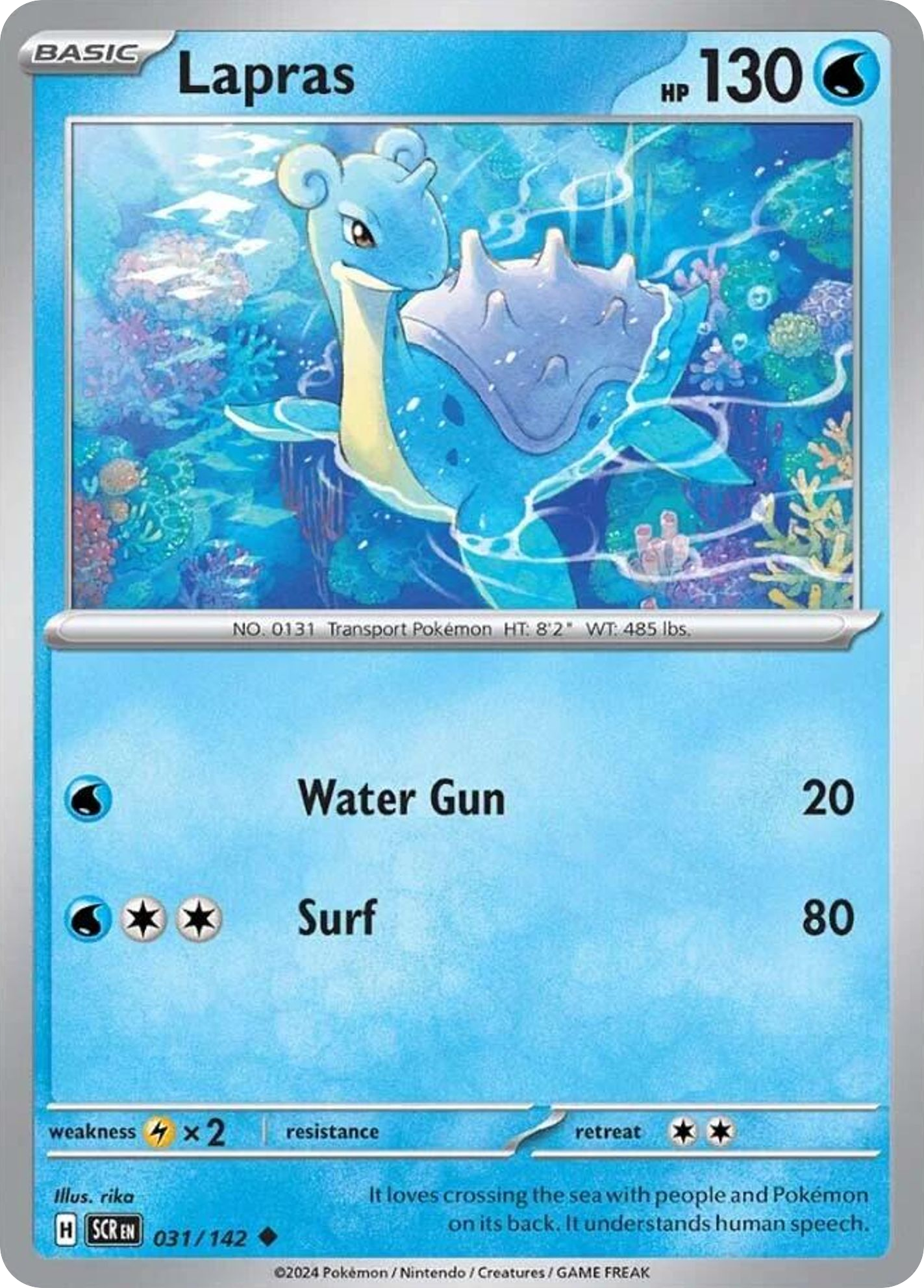 31/142 [SCR] Lapras - Uncommon