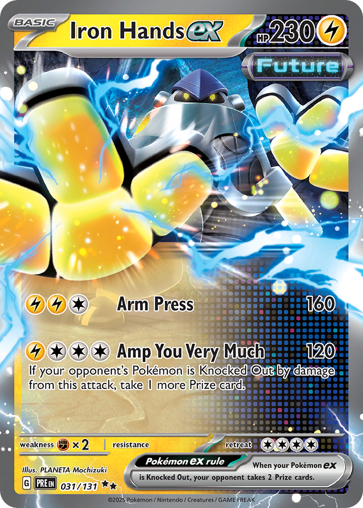 31/131 [PRE] Iron Hands ex - Double Rare