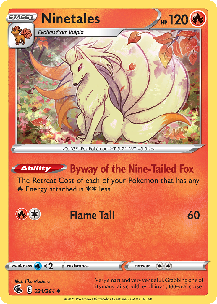 31/264 [FST] Ninetales - Uncommon