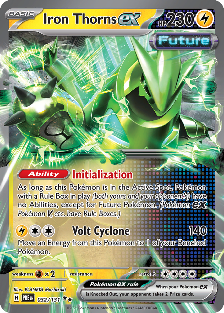 32/131 [PRE] Iron Thorns ex - Double Rare