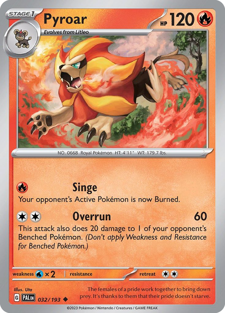 32/193 [SV2] Pyroar - Uncommon