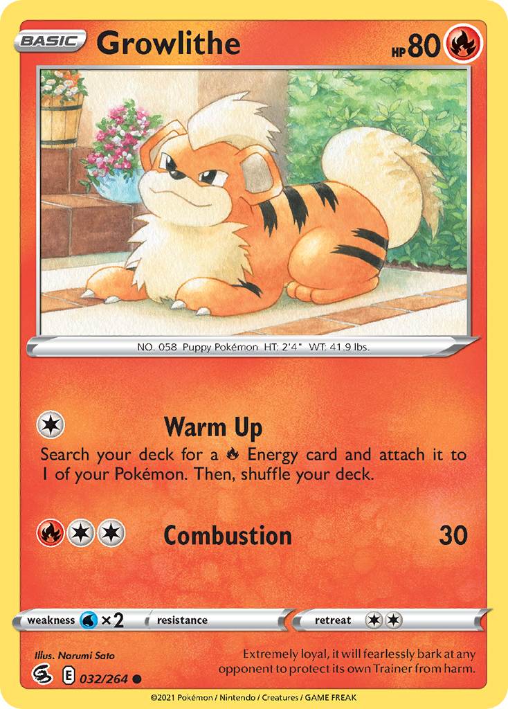 32/264 [FST] Growlithe - Common