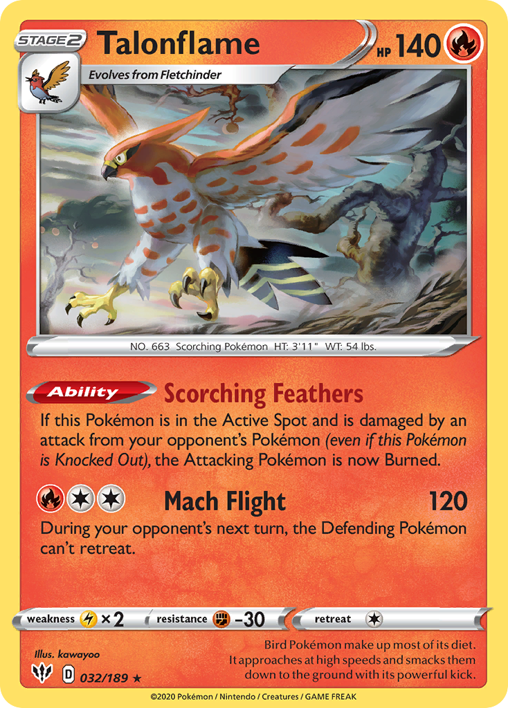 32/189 [DAA] Talonflame - Rare