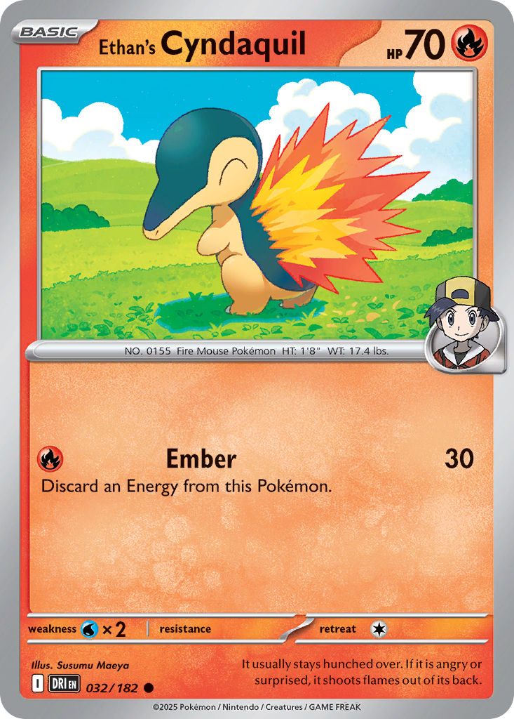 32/182 [DRI] Ethan's Cyndaquil - Common