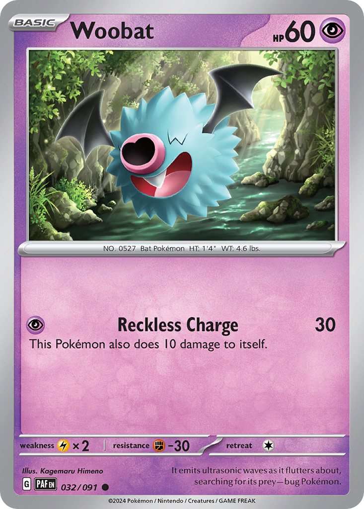 32/91 [SV4PT5] Woobat - Common