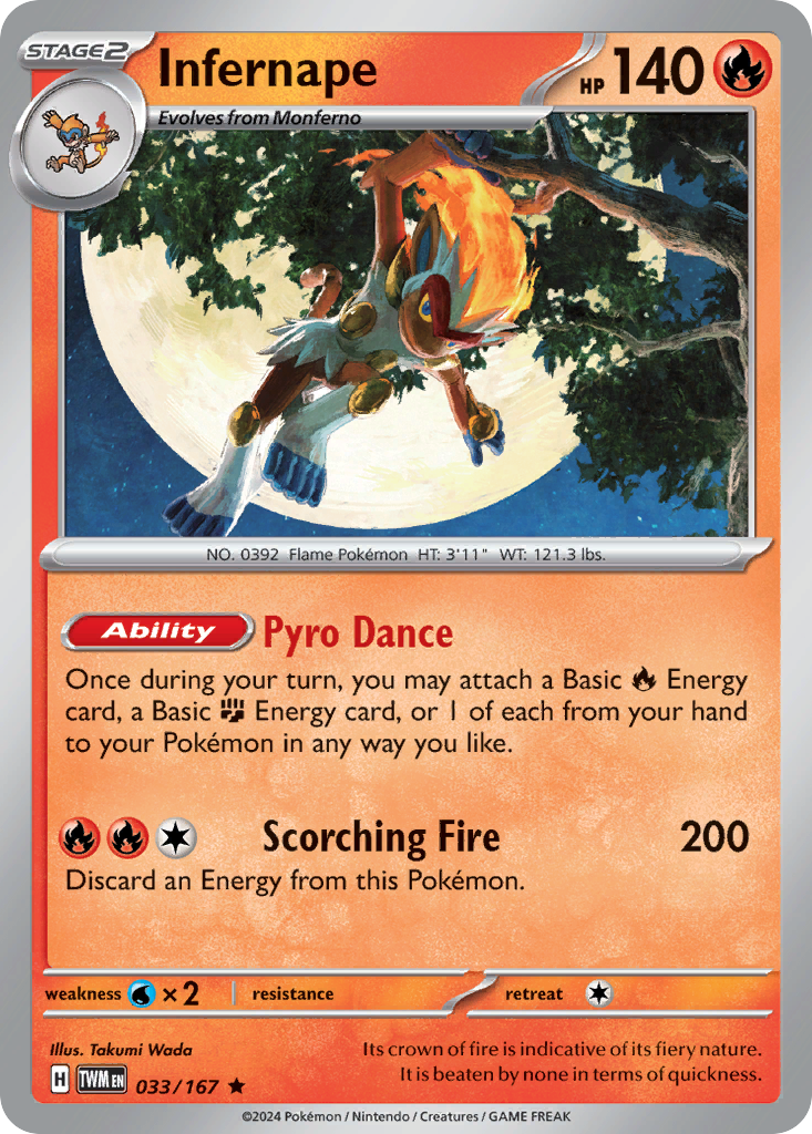 33/167 [TWM] Infernape - Rare