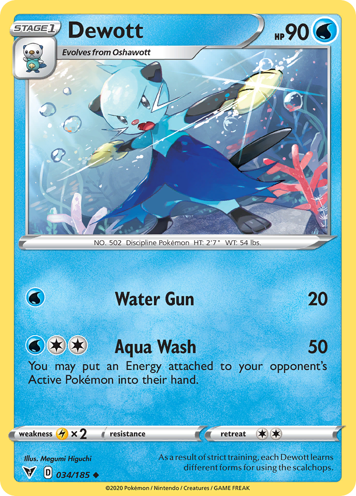 34/185 [VIV] Dewott - Uncommon