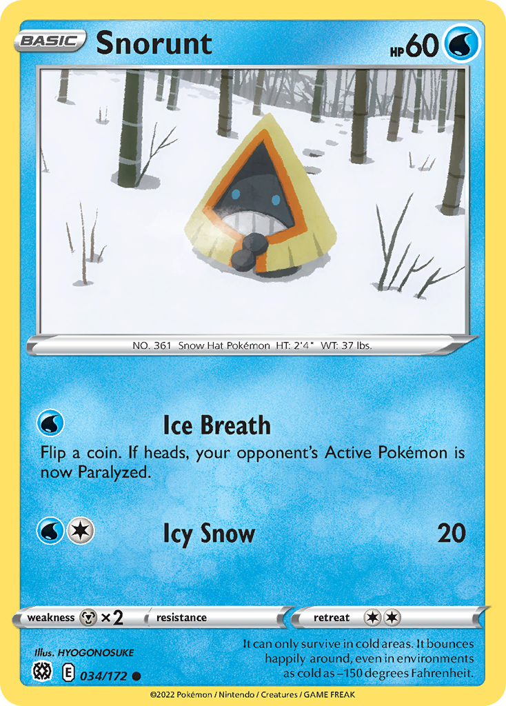 34/172 [BRS] Snorunt - Common