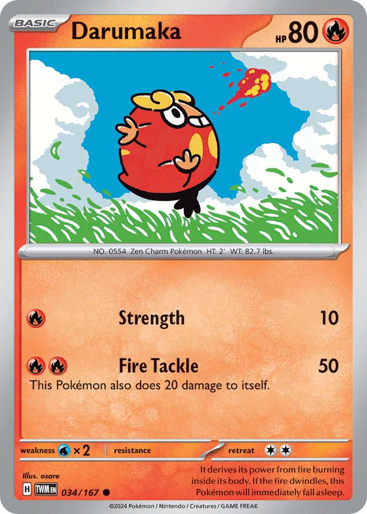 34/167 [TWM] Darumaka - Common