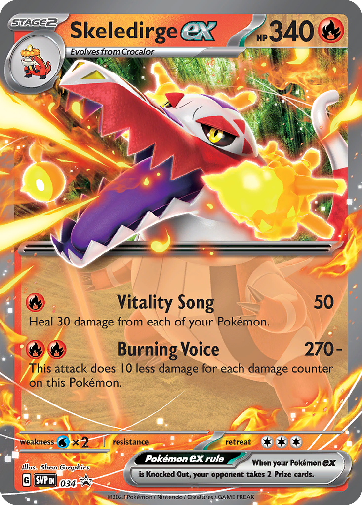 34/215 [PR-SV] Skeledirge ex - Promo