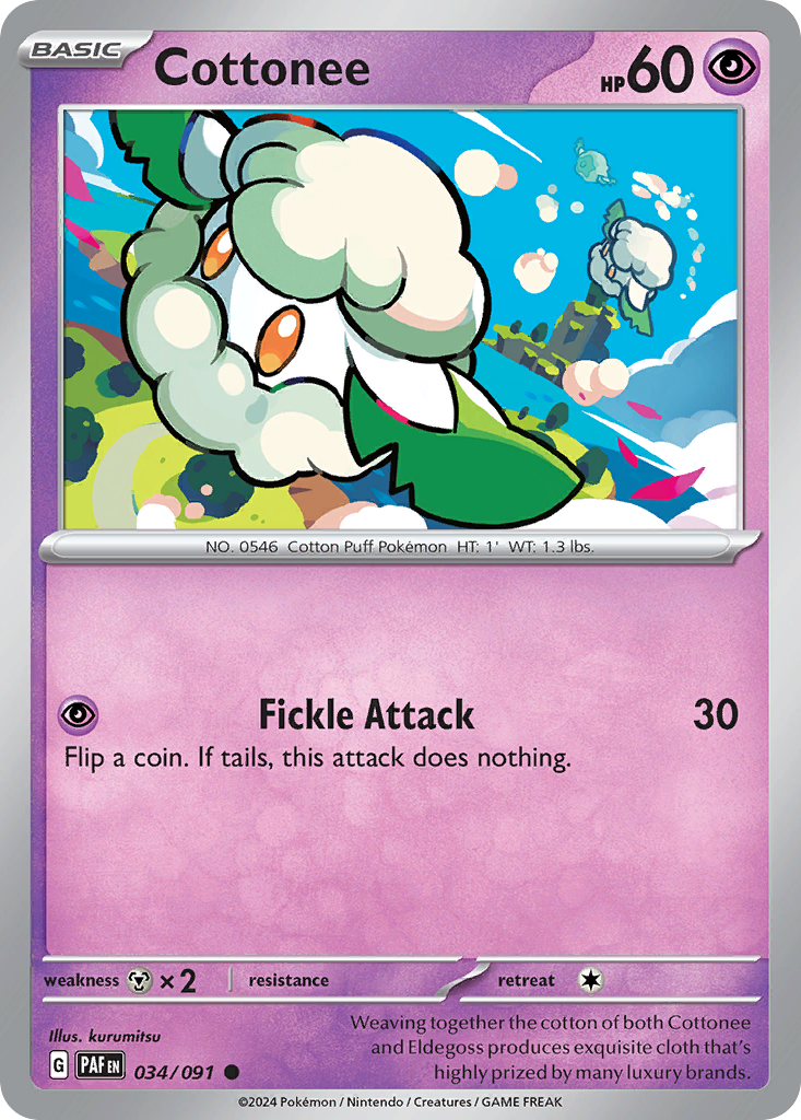 34/91 [SV4PT5] Cottonee - Common