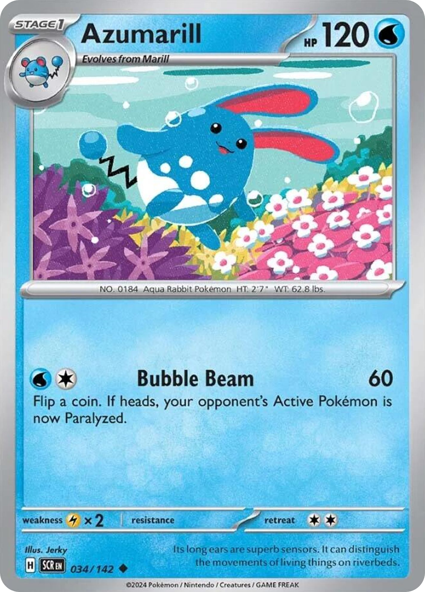 34/142 [SCR] Azumarill - Uncommon