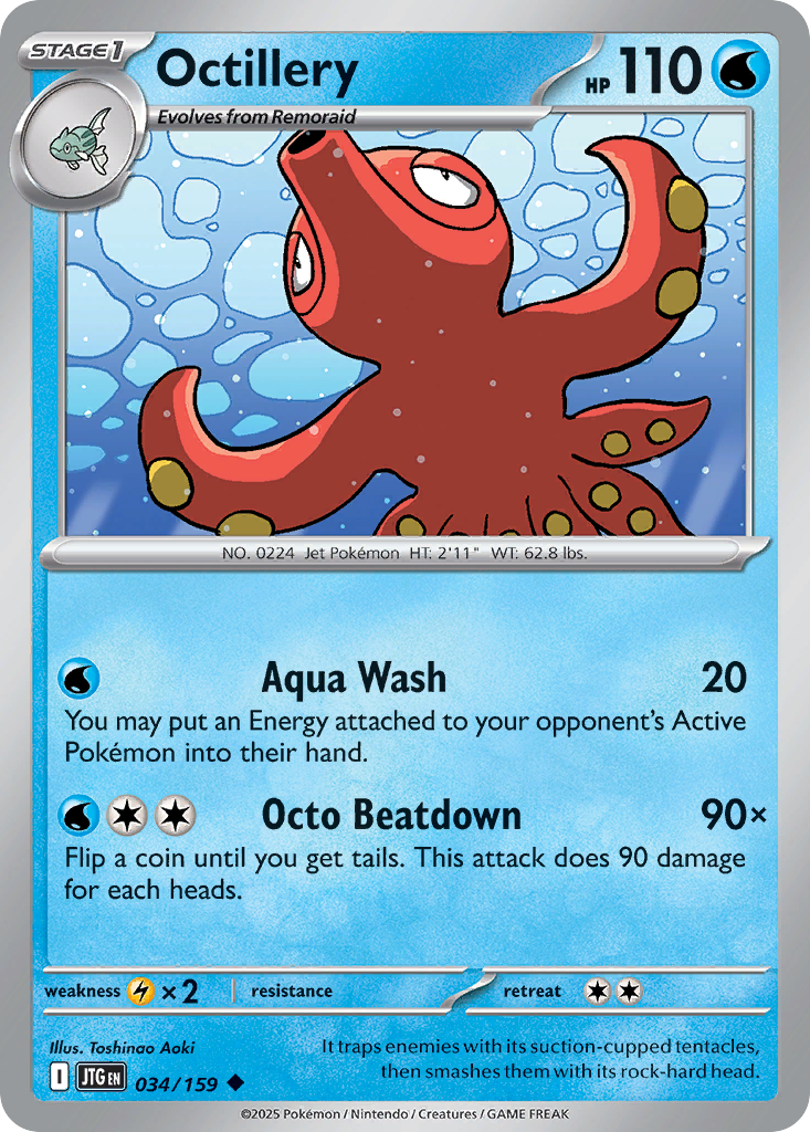 34/159 [JTG] Octillery - Uncommon