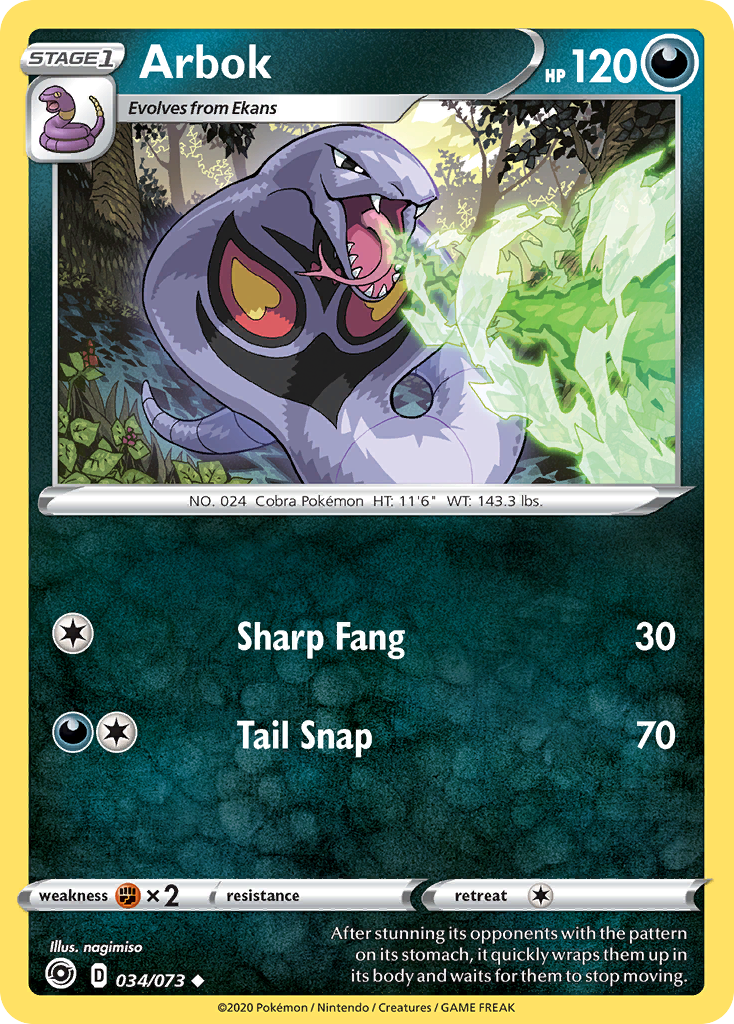 34/73 [CPA] Arbok - Uncommon