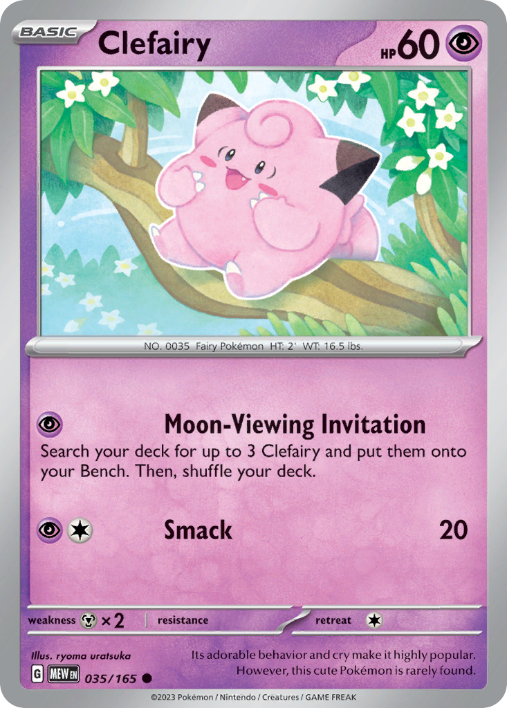 35/165 [SV3PT5] Clefairy - Common