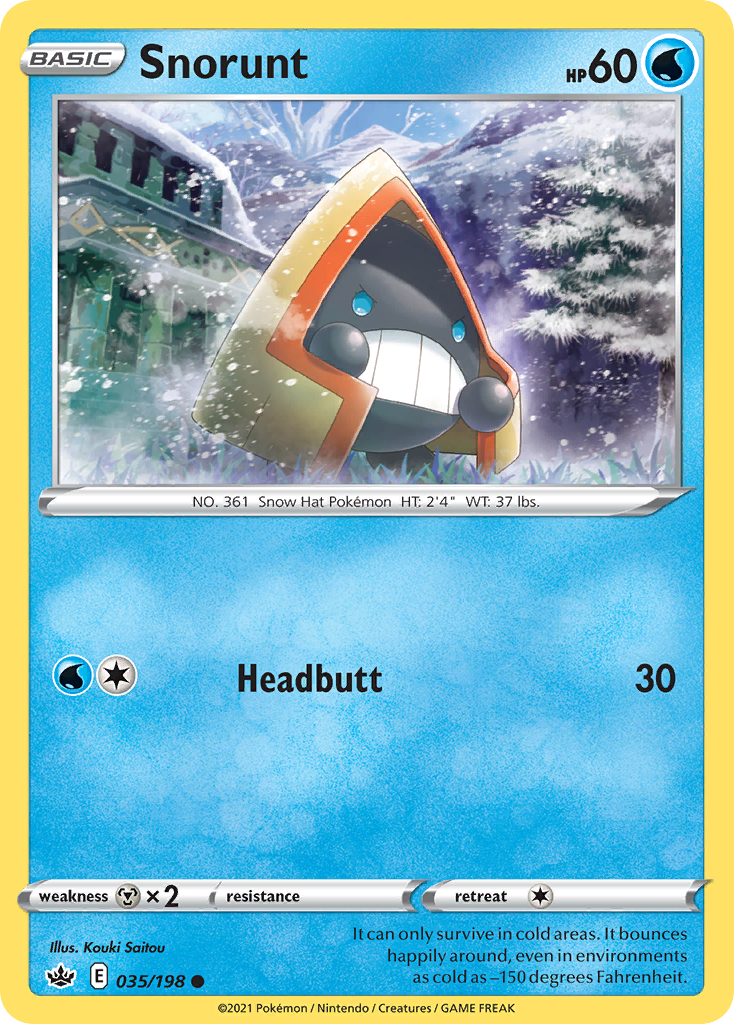 35/198 [CRE] Snorunt - Common