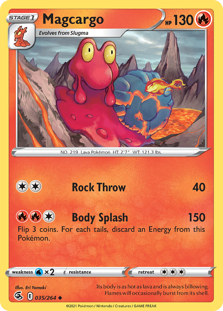 35/264 [FST] Magcargo - Uncommon