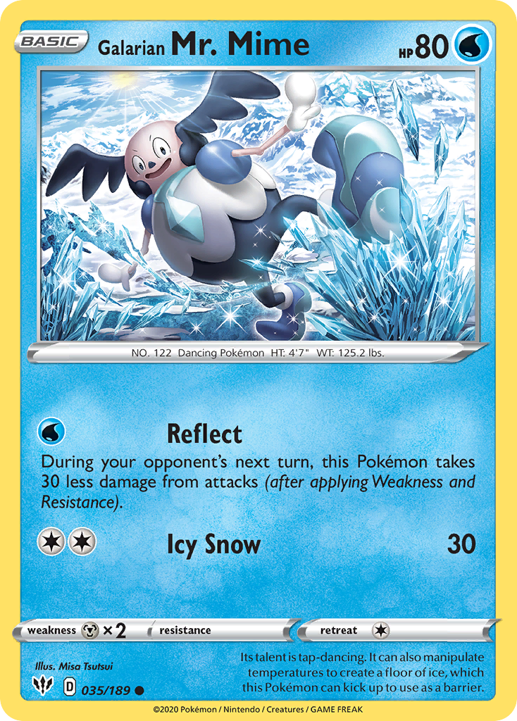 35/189 [DAA] Galarian Mr. Mime - Common