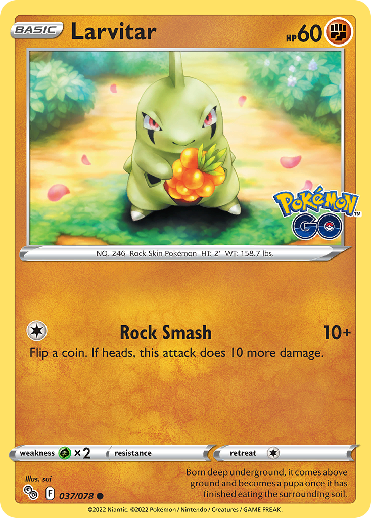 37/78 [PGO] Larvitar - Common