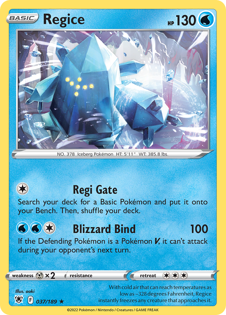 37/189 [ASR] Regice - Rare