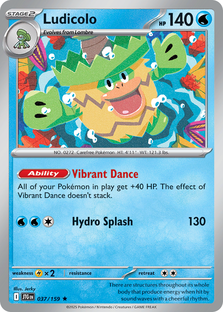 37/159 [JTG] Ludicolo - Rare