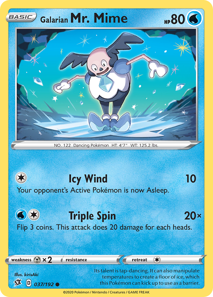 37/192 [RCL] Galarian Mr. Mime - Common