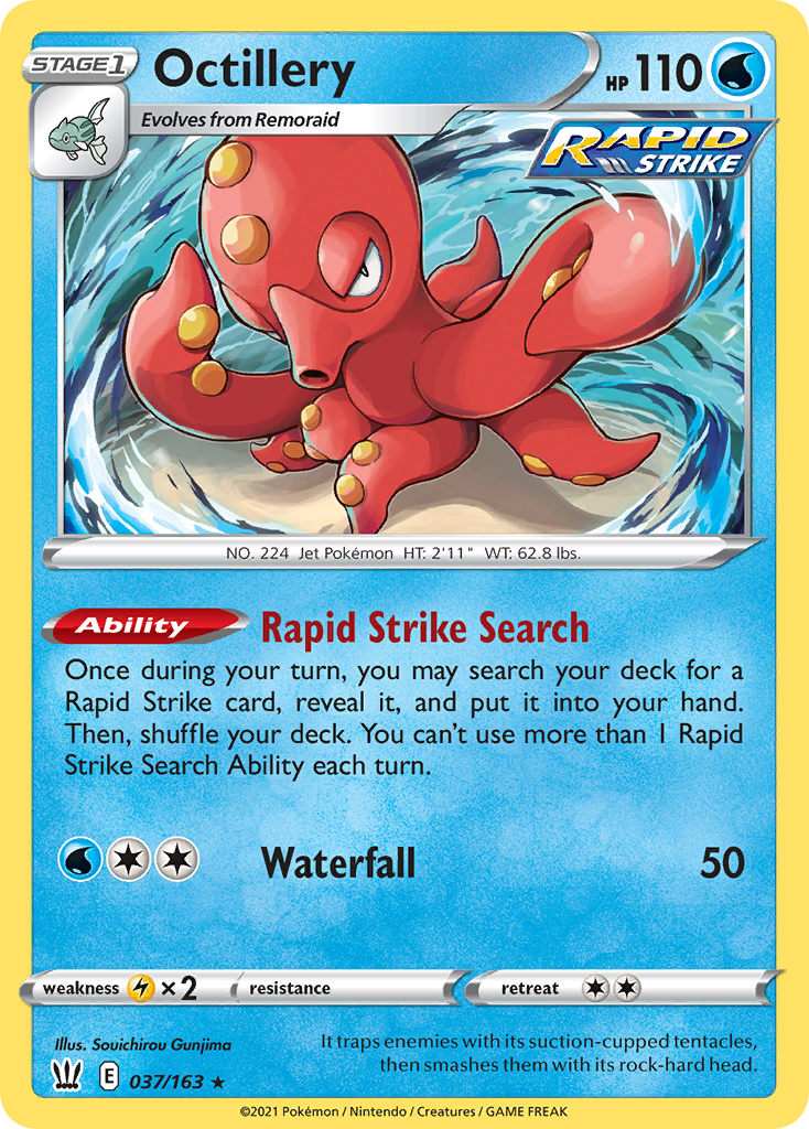 37/163 [BST] Octillery - Rare Holo