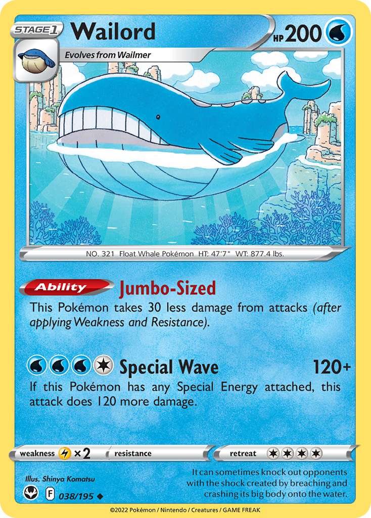 38/195 [SIT] Wailord - Uncommon