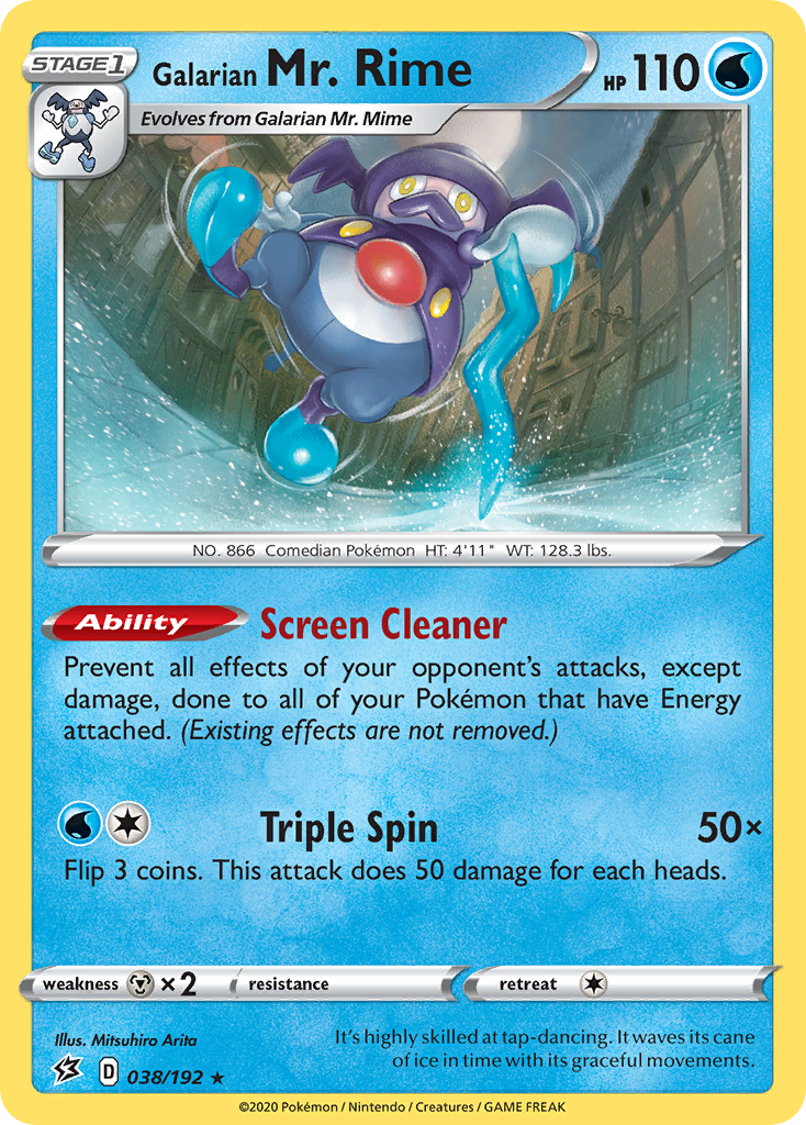 38/192 [RCL] Galarian Mr. Rime - Rare