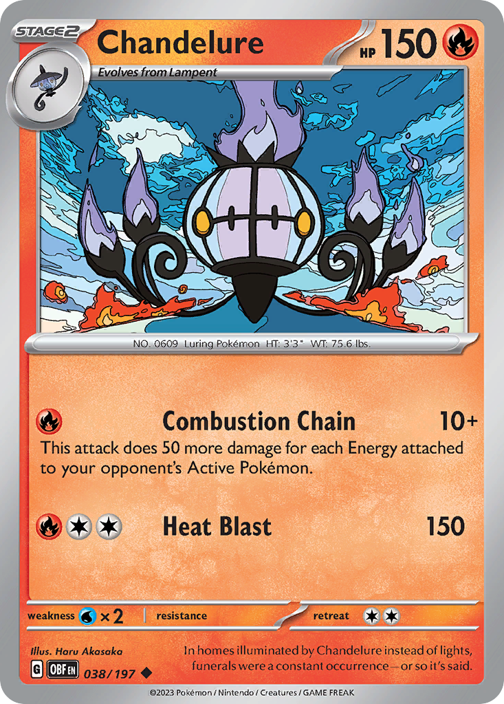 38/197 [SV3] Chandelure - Uncommon