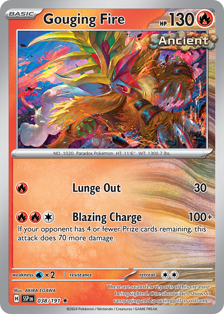 38/191 [SSP] Gouging Fire - Rare