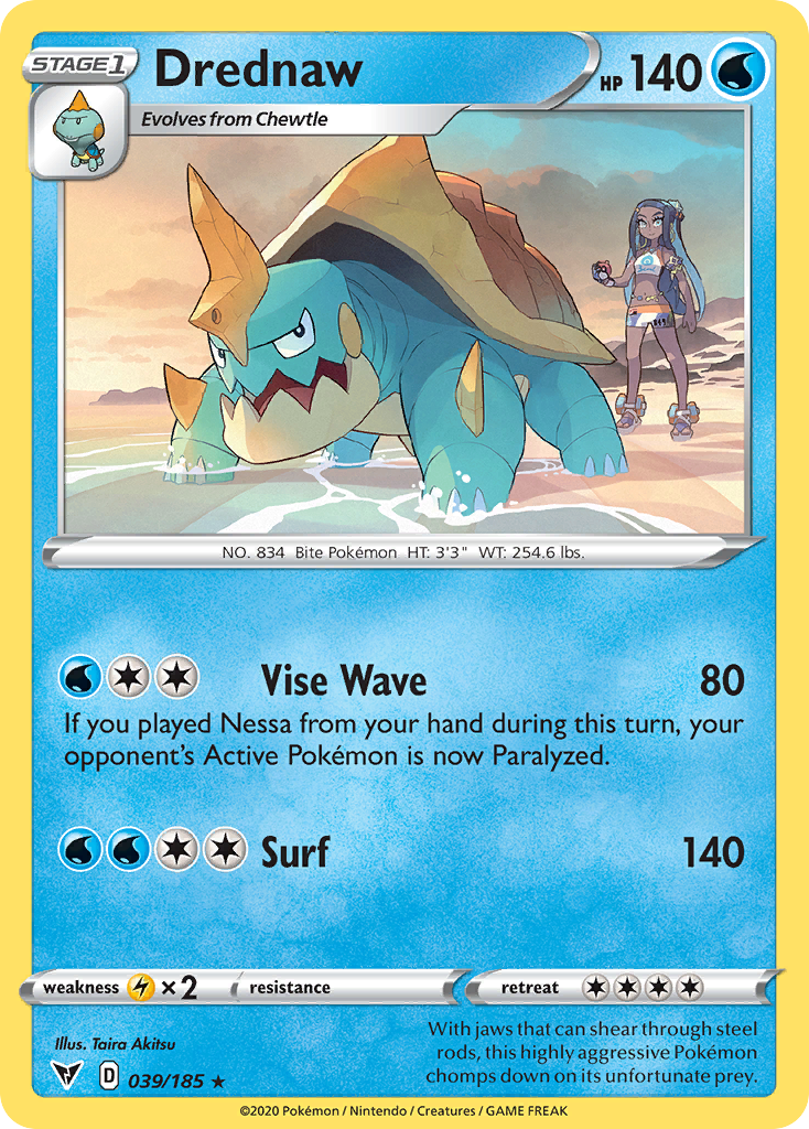 39/185 [VIV] Drednaw - Rare