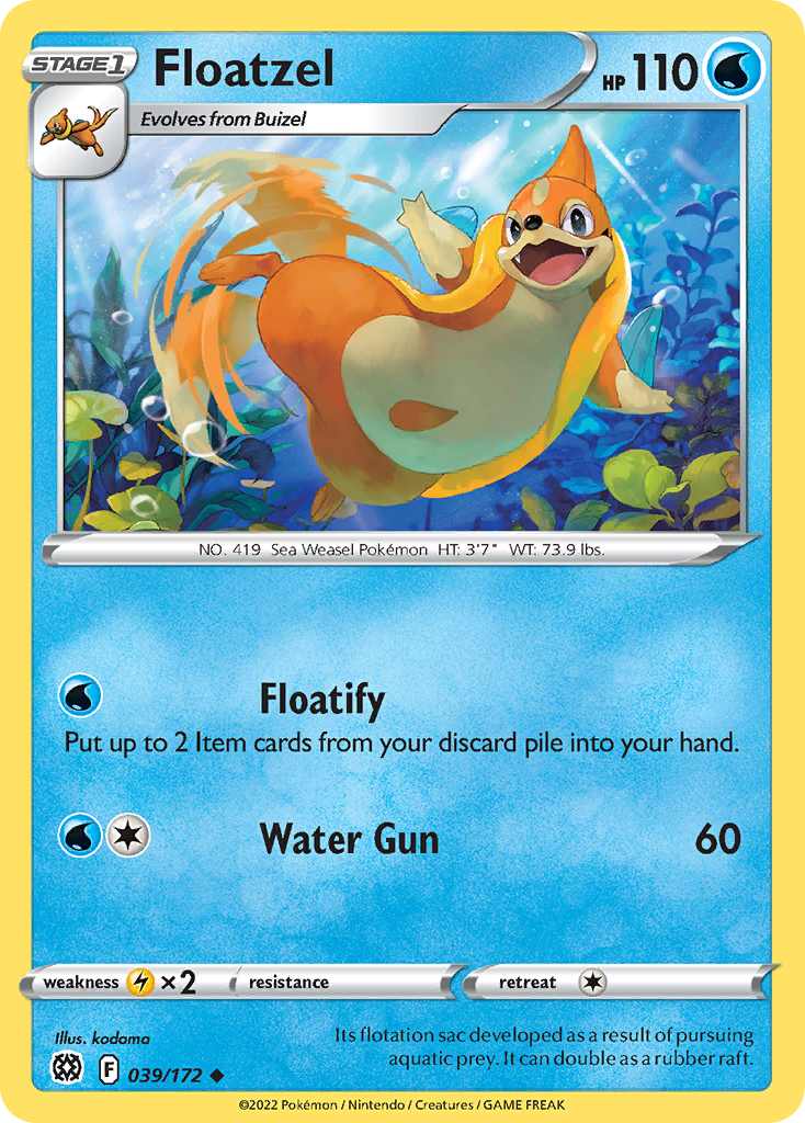 39/172 [BRS] Floatzel - Uncommon