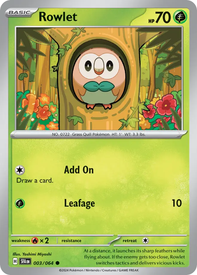 3/64 [SFA] Rowlet - Common