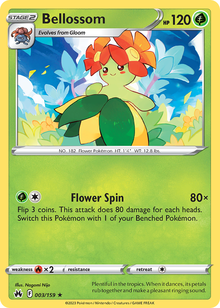 3/159 [CRZ] Bellossom - Rare