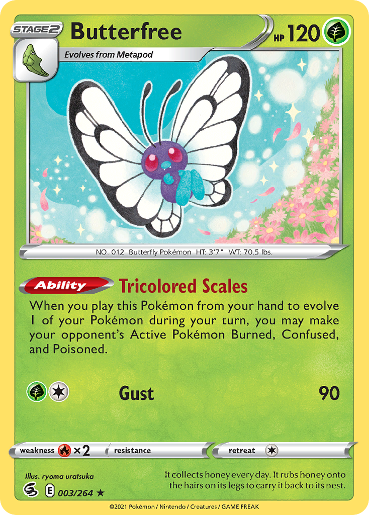 3/264 [FST] Butterfree - Rare Holo