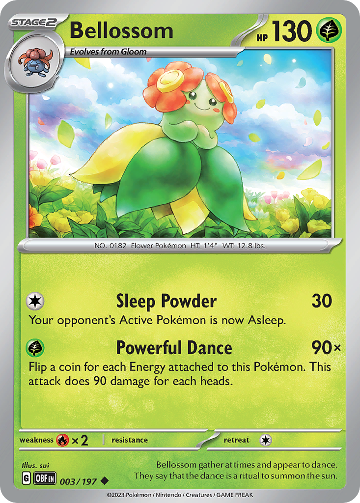 3/197 [SV3] Bellossom - Uncommon