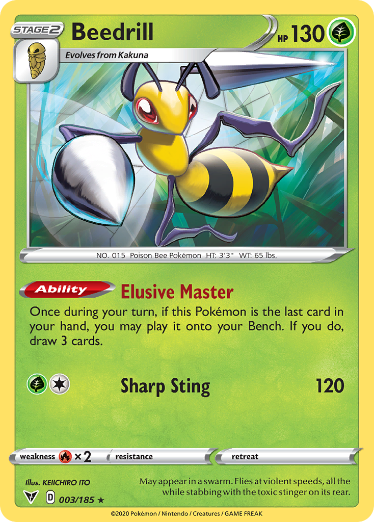 3/185 [VIV] Beedrill - Rare