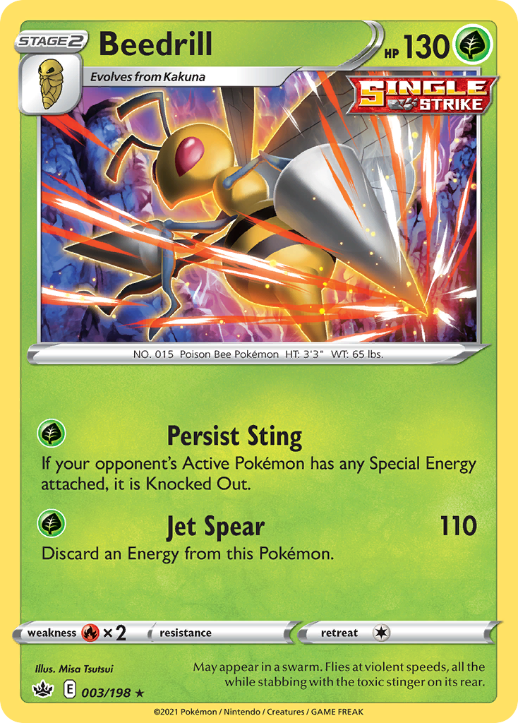 3/198 [CRE] Beedrill - Rare Holo