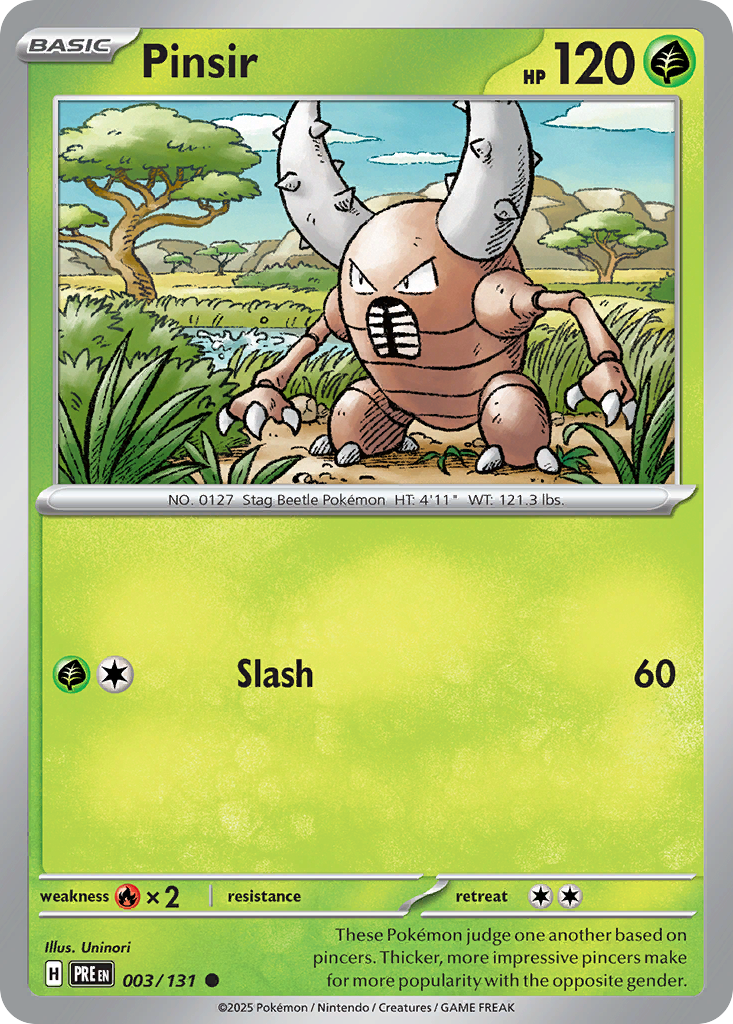 3/131 [PRE] Pinsir - Common