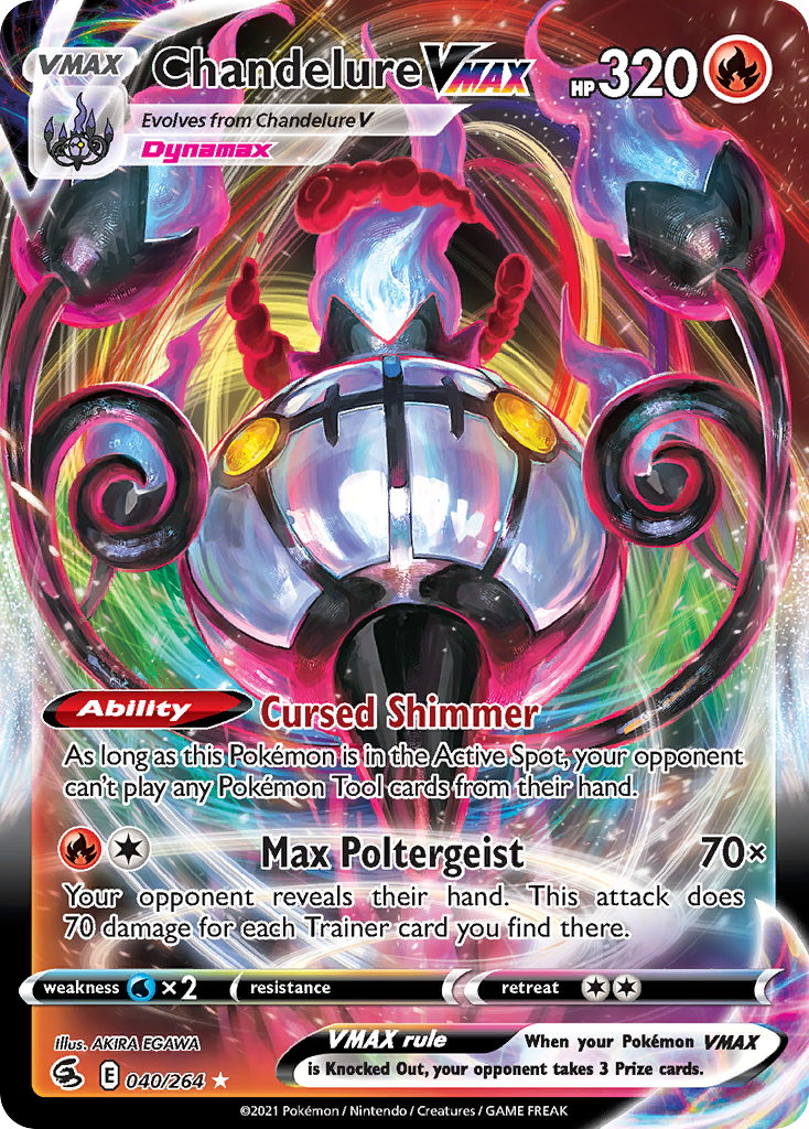40/264 [FST] Chandelure VMAX - Rare Holo VMAX