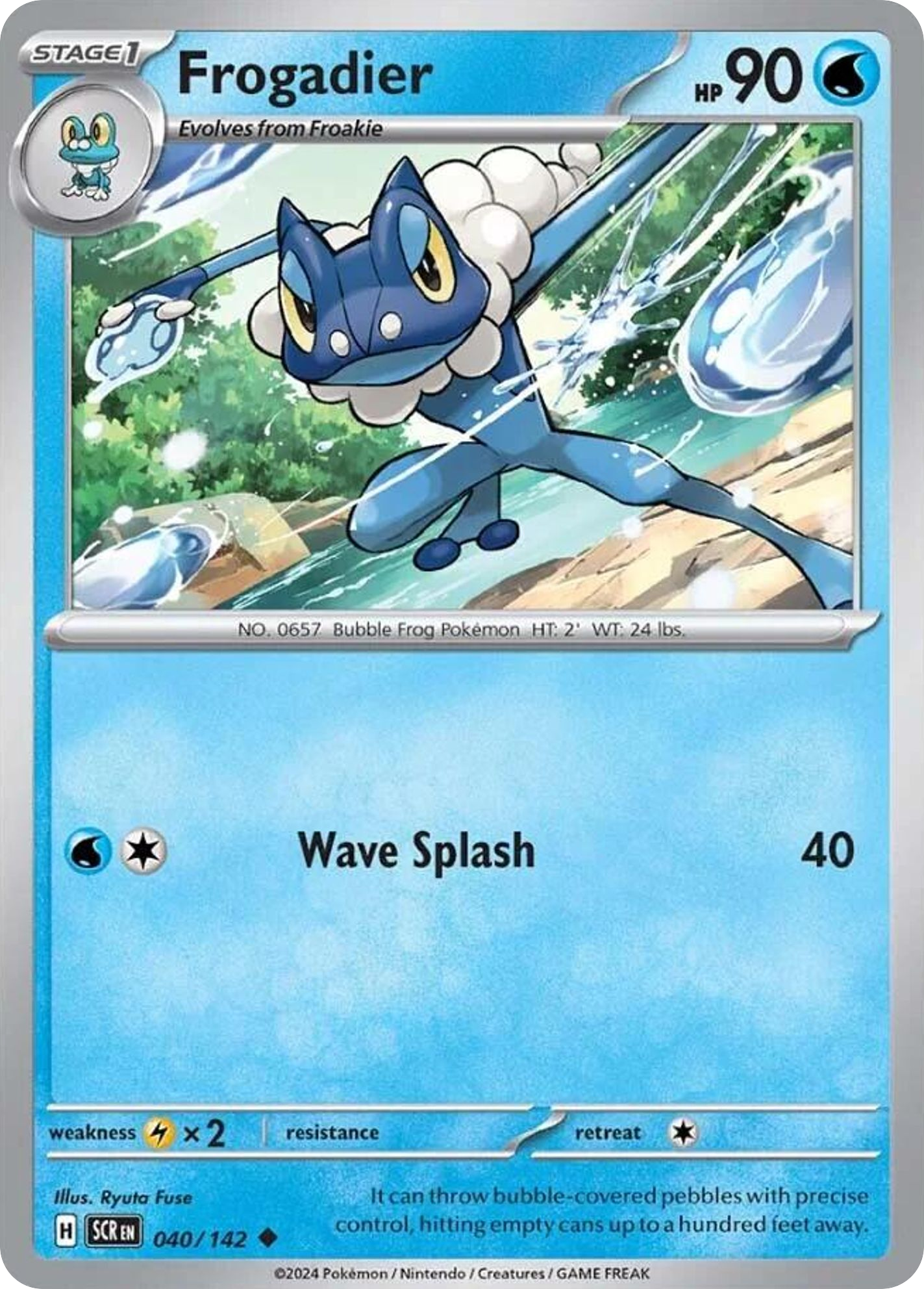 40/142 [SCR] Frogadier - Uncommon